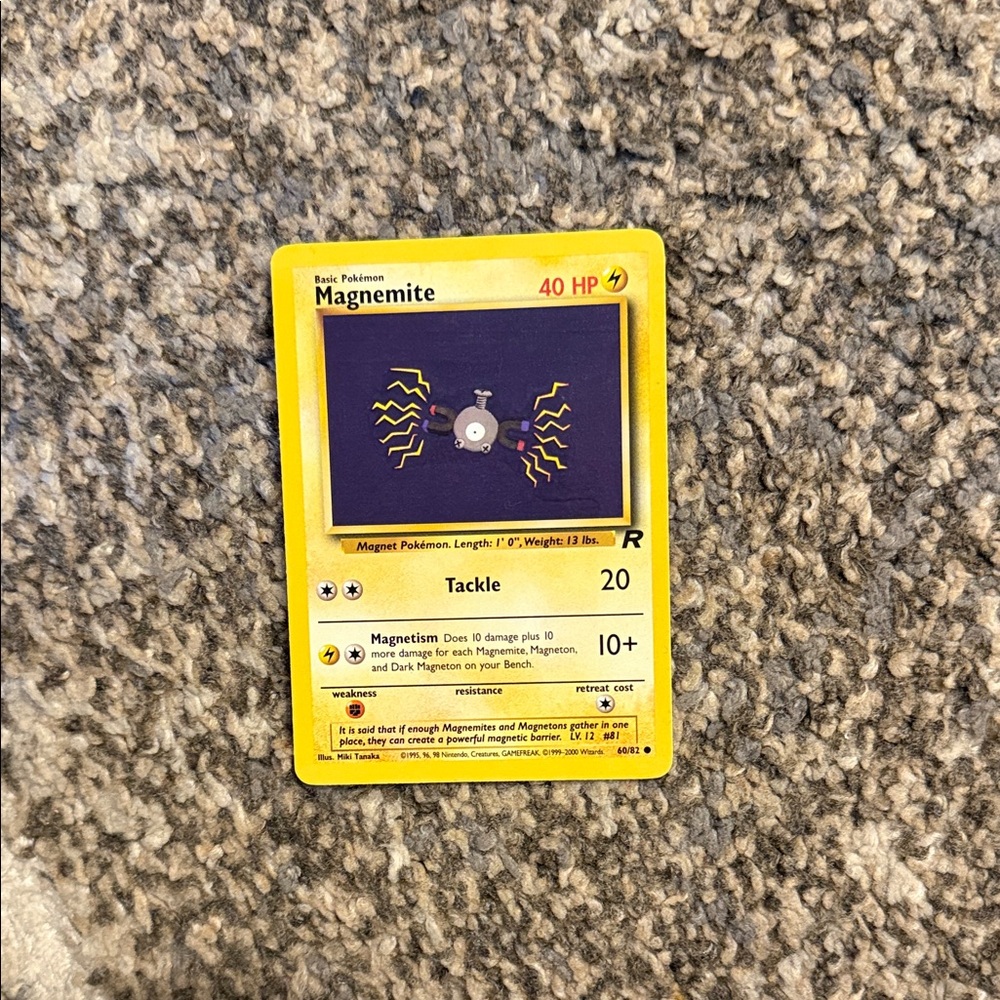 Magnemite Pokémon card
